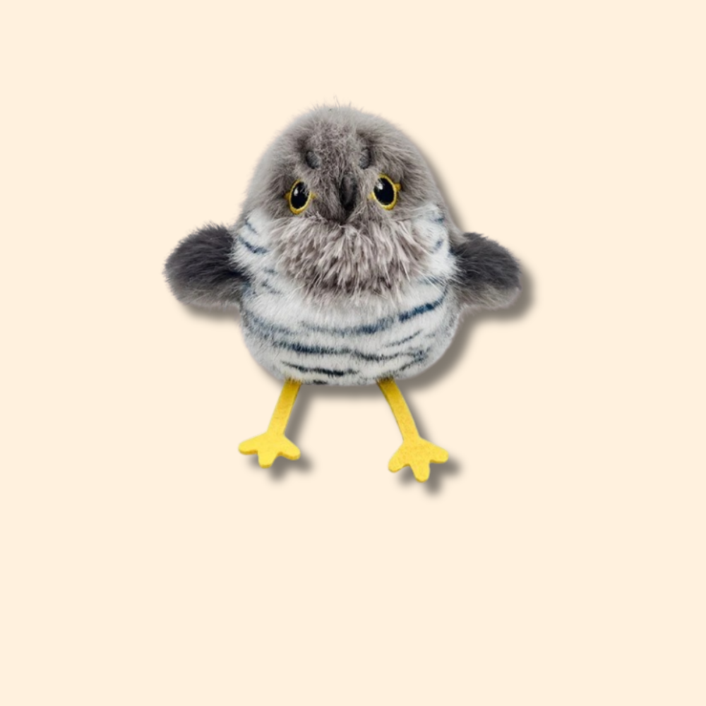 FluffTweet Interactive Chirping Plush Bird Toy