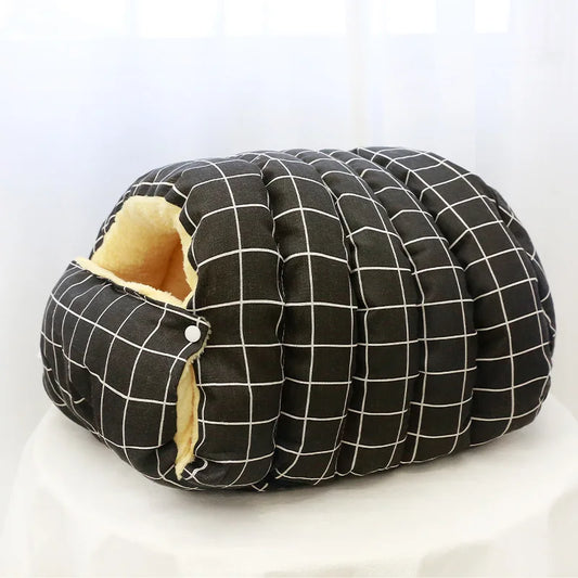 PurrPocket Snuggler – Enclosed Reversible Cat Bed